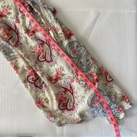 Victoria's Secret Vintage Gold Label Floral Paisley Print Robe Size Medium - Picture 11 of 11